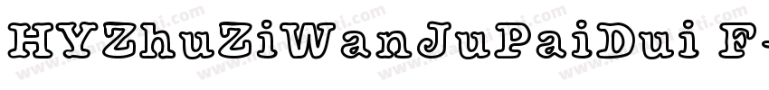 HYZhuZiWanJuPaiDui F字体转换
